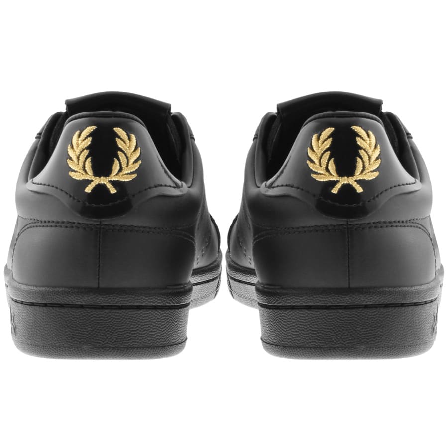 Alternative Image for ProductFred Perry B721 Leather Trainers Black2